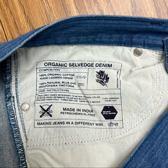 NEW Industry of All Nations New Jeans in Indigo, Straight Fit - Picture 4 of 10